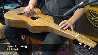 Weissenborn Guitar  Open G vs Open D tuning  Tasmanian Blackwood  Crafted by Richard Wilson [upl. by Redvers]