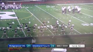 Ridgewood Football Vs Glenbard South [upl. by Atsahc792]