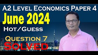 Micro question 7 A2 level Economics 9708 June 2024  how to solve past papers of a level economics [upl. by Wendye881]