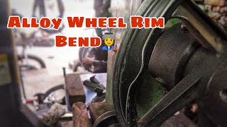 BIKE CAR Alloy BEND Fix all Your ALLOY WHEEL In BANGALORE [upl. by Alcot]