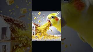 Dont let parrot eat bear gummy could go horribly wrong birds cuteanimal [upl. by Brooke674]