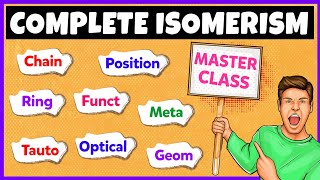 Isomerism in Organic Chemistry  Types of Isomerism  One Shot [upl. by Kimura105]