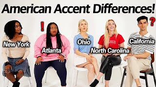 Americans were Shocked by 5 Different States Accents CaliforniaAtlantaNYNorth CarolinaOhio [upl. by Namzaj]