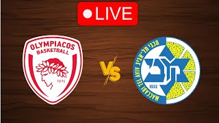 🔴 Live Olympiacos vs Maccabi Tel Aviv  Live Play By Play Scoreboard [upl. by Jaine]