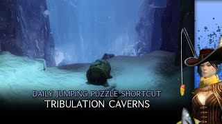 Guild Wars 2 Daily Jumping Puzzle Shortcut  Tribulation Caverns [upl. by Simdars]