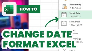 How to Change Date Format Excel 2024  Easy Guide [upl. by Sydelle]