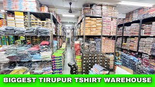 Biggest Tirupur Tshirt Wholesaler  Tshirt Warehouse Wholesale [upl. by Raddie]