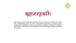 Agneepath  Amitabh Bachchan w english translations Poem by Shri Harivanshrai Bachchan [upl. by Htebharas]