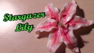 Polymer Clay Flowers Stargazer Lily Tutorial [upl. by Pardo]