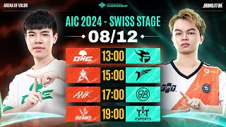 🔴 TRỰC TIẾP OLD MANS vs THE DAREDEVIL TEAM  SWISS STAGE  AIC 2024  NGÀY 0812 [upl. by Enairb]