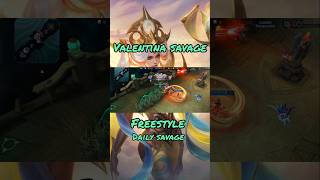 VALENTINA SAVAGE  MLBB mobilelegends mlbbsavage mlbb mlb mlbbvalentina savage mlbbbrawl [upl. by Nitsa]