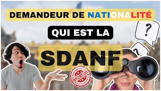 Qui est la SDANF [upl. by Giorgia]