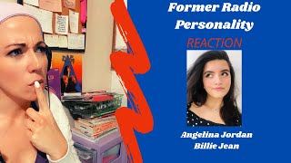 👀Former Radio Personality REACTS  Angelina Jordan  Billie Jean Cover [upl. by Erdah]