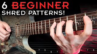 Learn To SHRED With Just 6 Patterns Guitar Lesson  Tabs [upl. by Eitsrik]