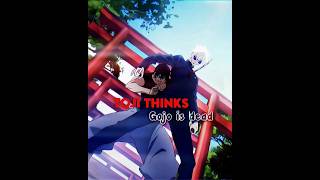 Toji Thinks Gojo is Dead whysally AMV jujitsu Kaisen  anime edit gojosatoru [upl. by Em]