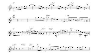 Four  Stan Getz tenor sax solo transcription [upl. by Nuahc]