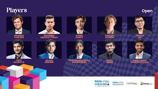 TATA STEEL CHESS INDIA RAPID amp BLITZ Rapid Round 3 [upl. by Tedmund596]