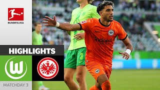 Marmoush Leads Frankfurt to Win  Wolfsburg  Eintracht Frankfurt 12  Highlights  MD 3 – BULI [upl. by Mines270]