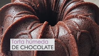 Torta húmeda de chocolate  Súper fácil  DELICIOSA [upl. by Polash546]