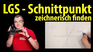 lineare Funktionen  Gibt es einen Schnittpunkt zeichnerisch lösen  Lehrerschmidt [upl. by Ahsercul540]