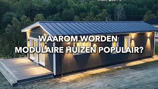 Waarom worden modulaire huizen steeds populairder [upl. by Monteria]