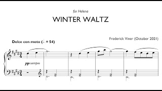 Frederick Viner Winter Waltz 2021 [upl. by Ivanah966]