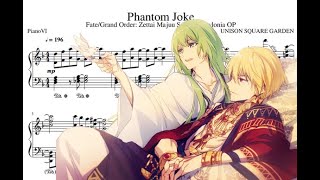 FateGrand Order Zettai Majuu Sensen Babylonia OP  Phantom Joke PIANO COVER [upl. by Maddie674]