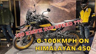 HIMALAYAN 450  0  100 KMPH  200 TOP SPEED [upl. by Estey]