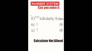 Can you solve   number system UPSC problem  number system trick maths [upl. by Assetan]