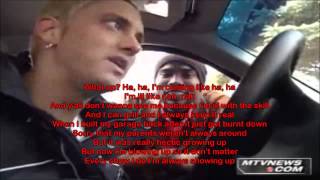 Eminem and Proof Freestyle RARE Lyrics On Screen [upl. by Weinstock558]