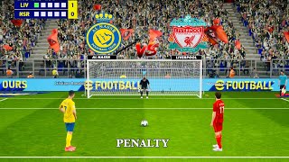 Liverpool vs AL Nassr Penalty Kick 🔥 C  Ronaldo vs M Salah 🥰 [upl. by Lachman39]