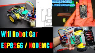 Building a WiFiEnabled RC Car with NodeMCU ESP8266 2024 [upl. by Liponis658]