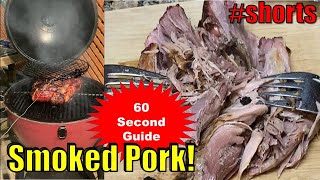 How to cook a Boston Butt  smoked pulled pork  Akorn kamado smoker  shorts [upl. by Notserk]