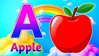 A for apple  abcd  Phonics songs  A for apple b for ball c for cat  abcd song  abcde [upl. by Chelsey]