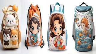 New 2024  School Bags Tutorial 🎒 Pics Collection [upl. by Schulz]