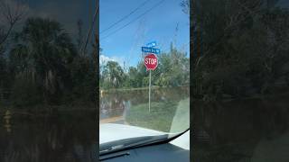 Sanibel Island Tarpon Bay Road flooded hurricanemilton sanibelisland flooding [upl. by Dusa]