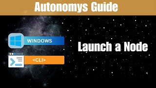 Autonomys  Windows 11 CLI  Node [upl. by Neelram]