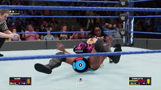 WWE Smackdown Naomi vs Charlotte 04182017 [upl. by Shue487]