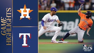 Astros vs Rangers ALCS Game 4 Highlights 101923  MLB Highlights [upl. by Akselav]