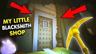 WHAT IS INSIDE THE SECRET MINE My Little Blacksmith Shop Funny Gameplay [upl. by Knox]