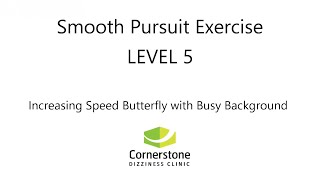 Vestibular amp Concussion Exercise – Smooth Pursuit Level 05 [upl. by Marven]