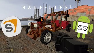 LEGO HalfLife 2 MOD on Android via Nillerusrs SourceEngine source port [upl. by Aihsek232]