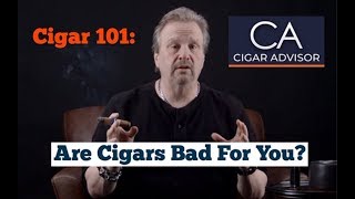 Cigar Advisor  Are Cigars Bad for You Cigar 101 [upl. by Nalat863]