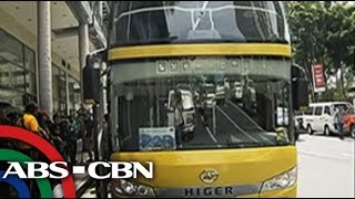 TV Patrol Pointtopoint doubledecker bus bumiyahe na [upl. by Clarette]