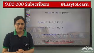 Coprime Numbers  Factors and Multiples  Class 5  CBSE  NCERT  ICSE [upl. by Taffy]