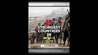 Top 15 Strongest Countries in World WarI  The strongest Nations in 191415  Educational short [upl. by Assetak]