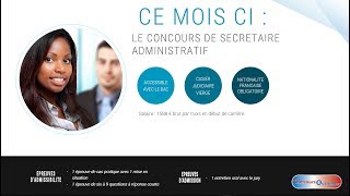 Le concours à saisir du mois  octobre  secrétaire administratif [upl. by Bathsheeb]