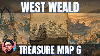 West Weald Treasure Map 6 Elder Scrolls Online ESO [upl. by Alanah]