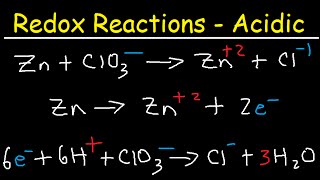 How To balance Redox Equations In Acidic Solution [upl. by Meridel]