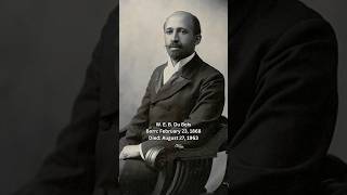 W E B Du Bois Was One Of The Founders Of NAACP🕊️web history fy shorts civilrights founder [upl. by Neelrahc143]